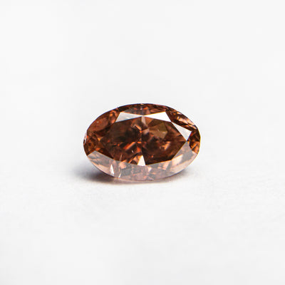 0.80ct 6.64x4.33x3.25mm GIA SI2 Fancy Deep Brownish Orangy Pink Oval Brilliant 🇦🇺 24162-01