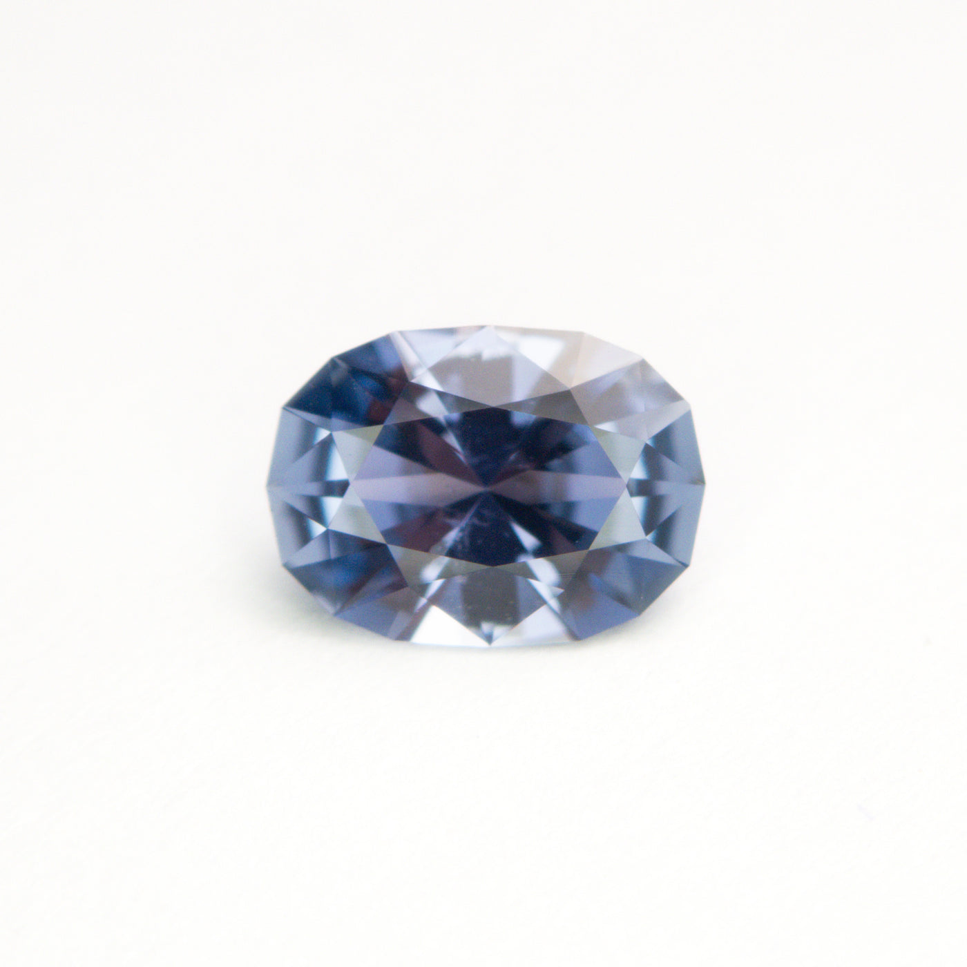 0.94ct Light Blue Geometric Oval Cut Sapphire