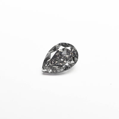 0.40ct 5.57x3.75x2.60mm Fancy Grey Pear Brilliant 19923-48