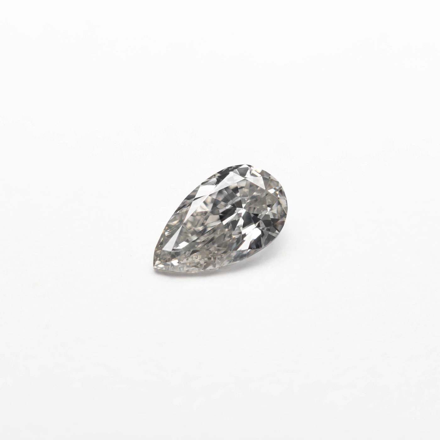 0.25ct 5.71x3.36x1.94mm Fancy Grey Pear Brilliant 19923-53