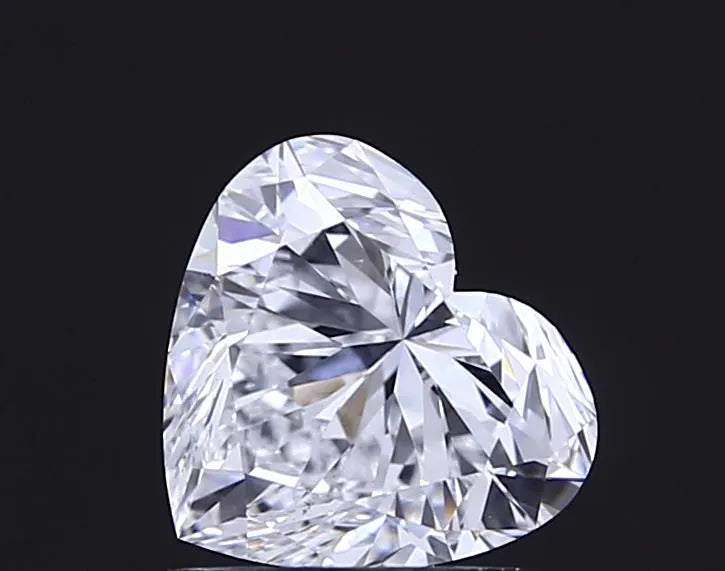 0.62ct Heart Lab Grown Diamond (Colour E, Clarity VVS2, IGI Certified)