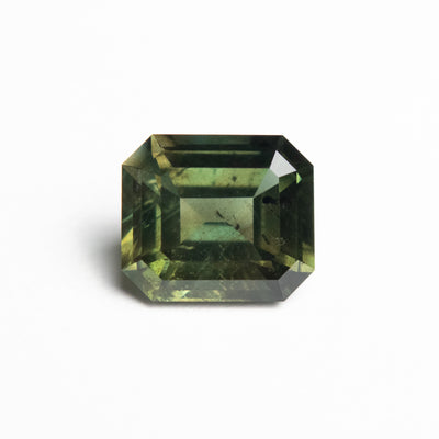1.91ct Forest Green Emerald Cut Sapphire