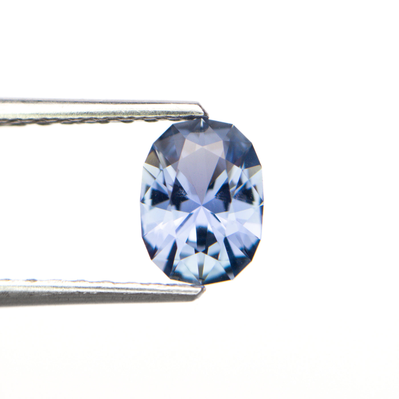 0.94ct Light Blue Geometric Oval Cut Sapphire