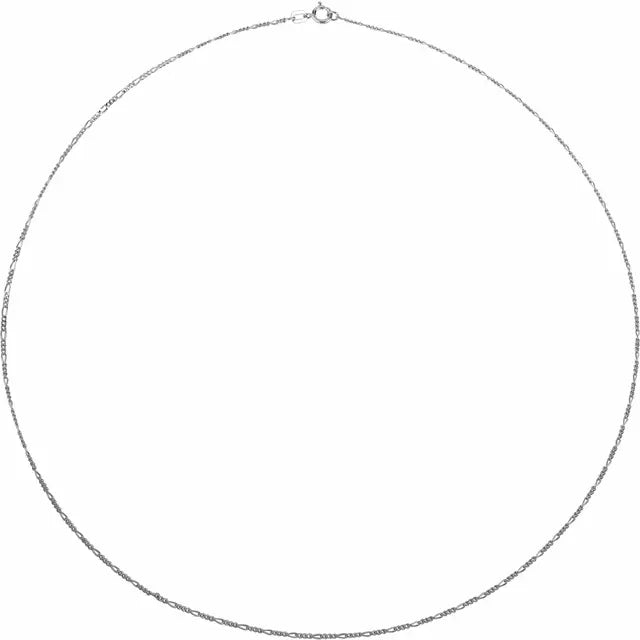 Triple Link Figaro Chain