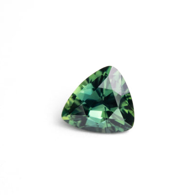 1.03ct Deep Bluish-Green Trillion Sapphire