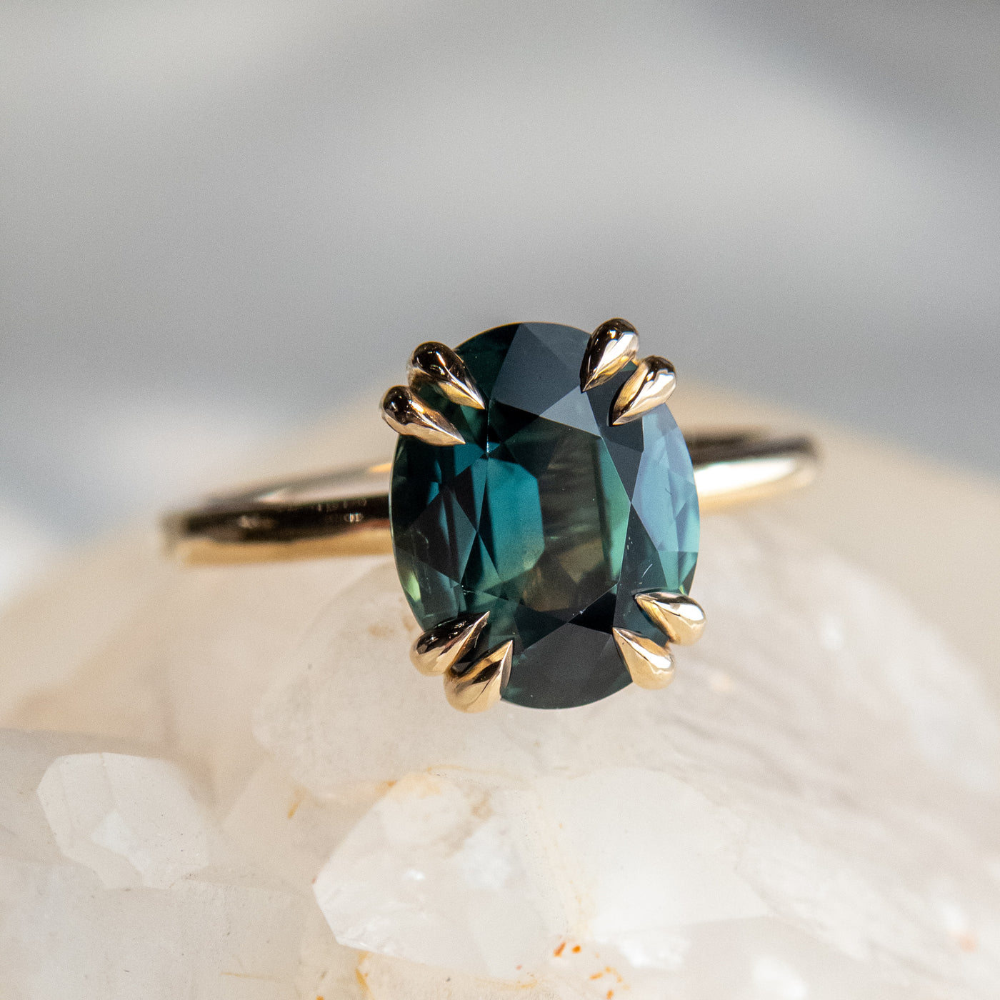 Green Sapphire Francisca Ring