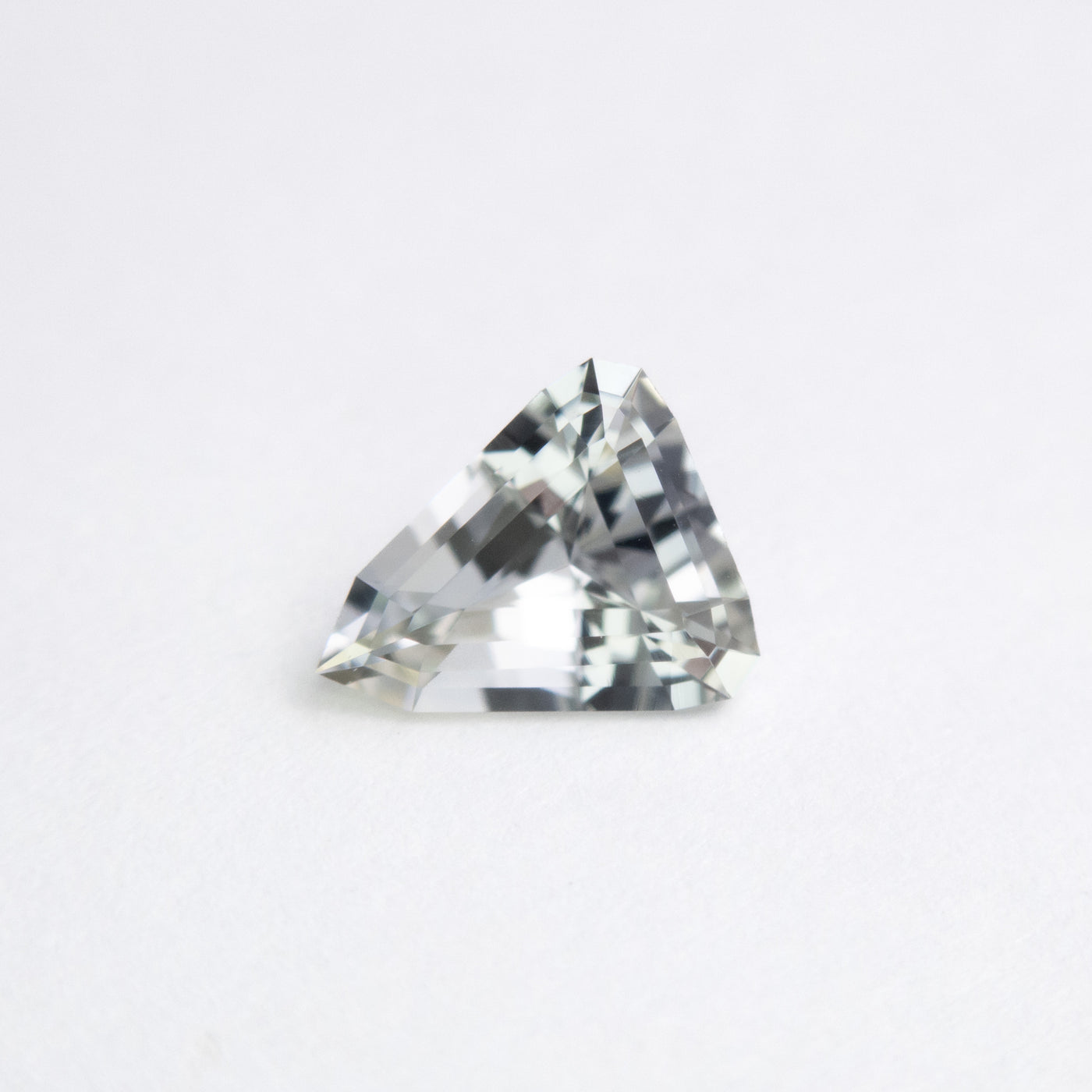 0.93ct Faint Blue-Green Shield Cut Sapphire