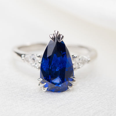 Blue Sapphire Isla Ring