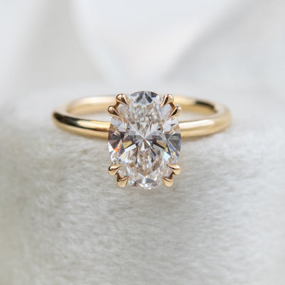 Oval Lab-Diamond Francisca Ring