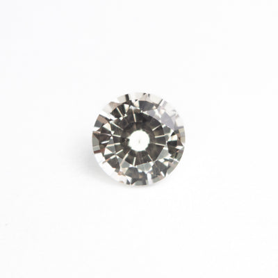 1.00ct Light Peach Round Cut Sapphire