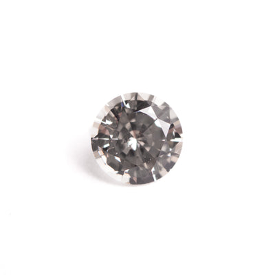 1.00ct Light Peach Round Cut Sapphire