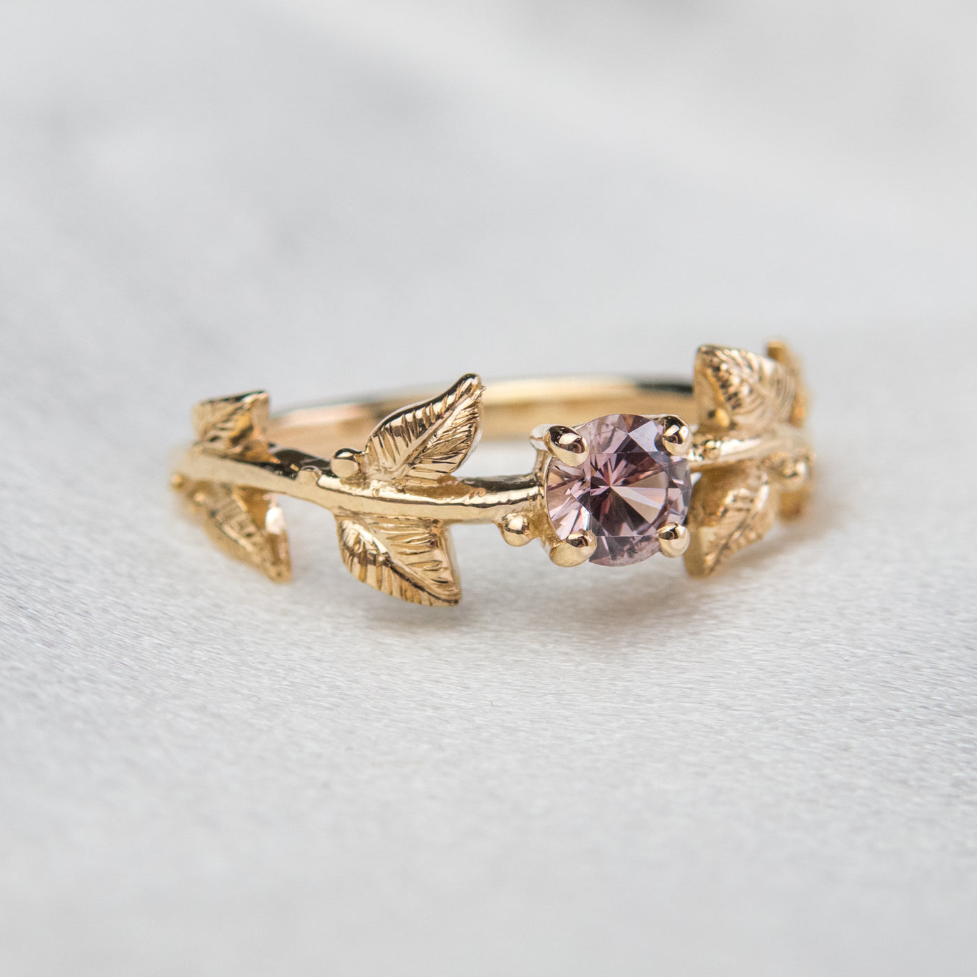 Champagne Sapphire Calie Ring