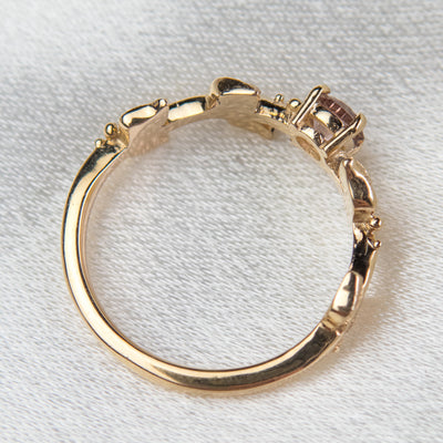 Champagne Sapphire Calie Ring