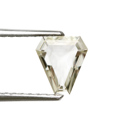 0.92ct Pale Yellow Shield Step Cut Sapphire