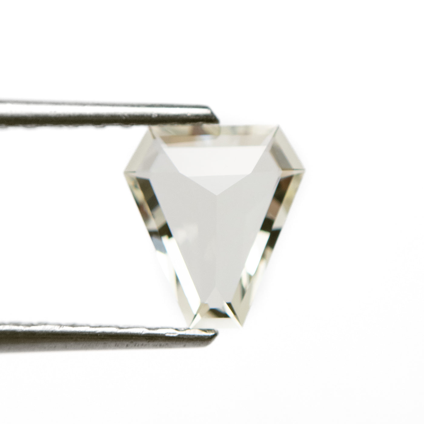 0.92ct Pale Yellow Shield Step Cut Sapphire