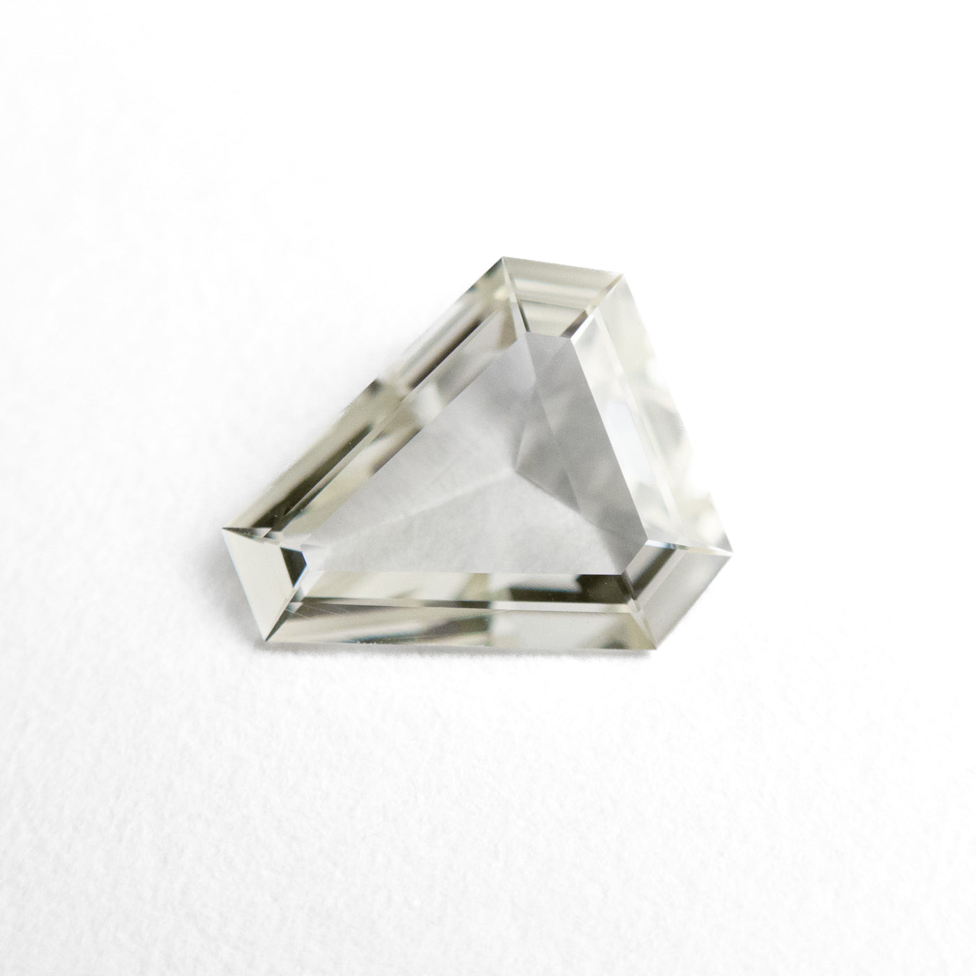 0.92ct Pale Yellow Shield Step Cut Sapphire