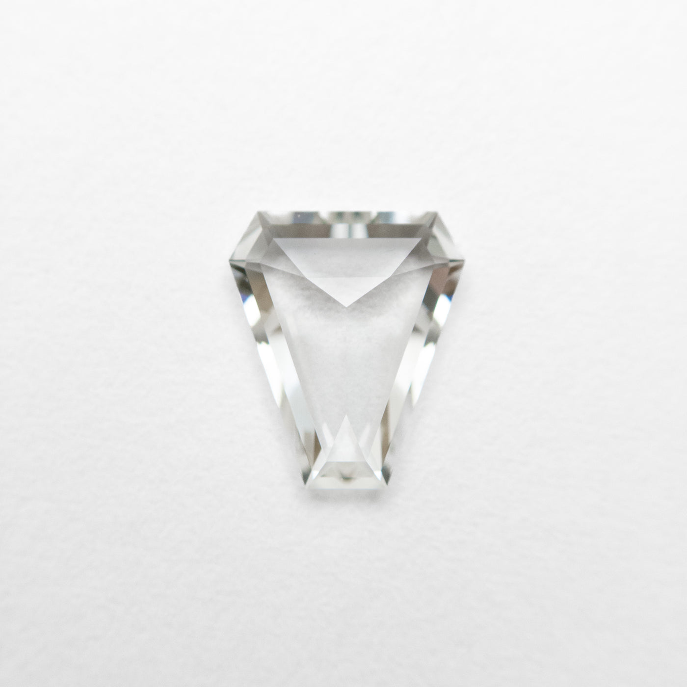 1.01ct Pale Yellow Shield Double Cut Sapphire