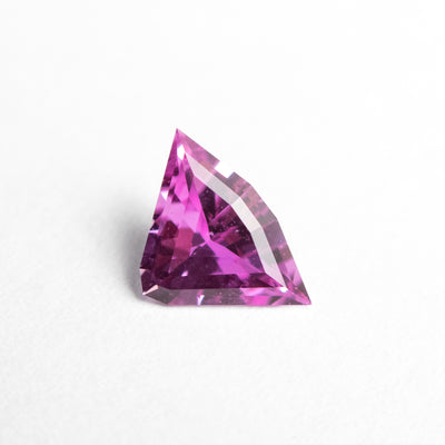 0.79ct Deep Pink Fan Step Cut Sapphire