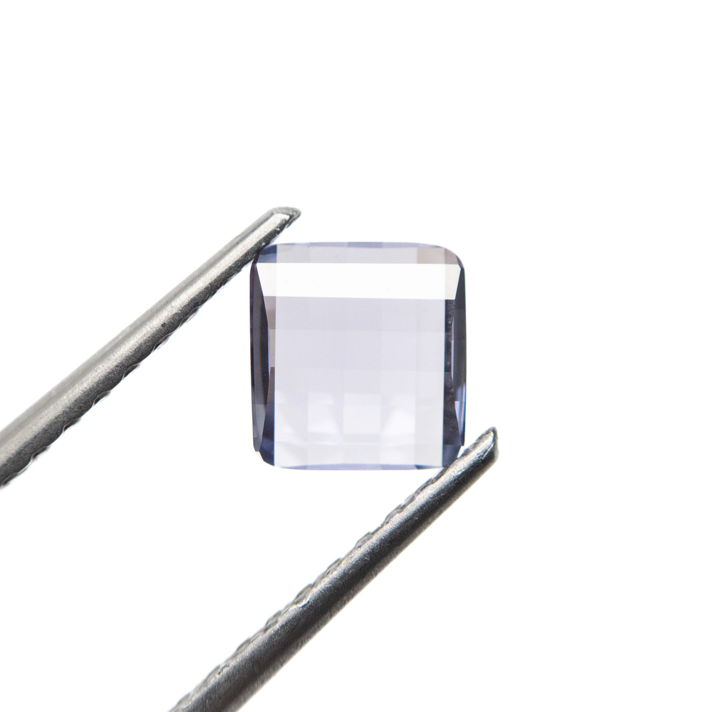 1.08ct Light Purple Cushion Checkerboard Cut Sapphire