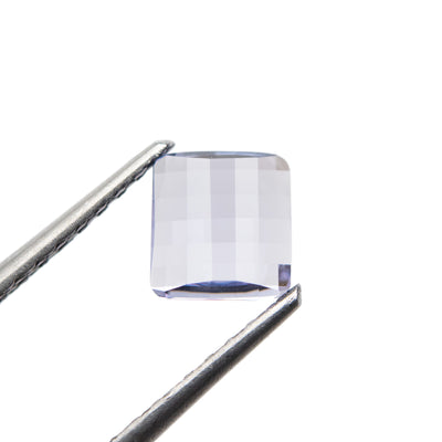 1.08ct Light Purple Cushion Checkerboard Cut Sapphire