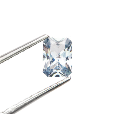 0.82ct Light Blue Radiant Cut Sapphire