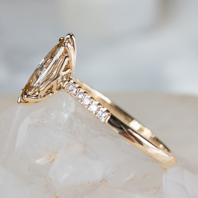 Champagne Marquise Diamond Francisca Ring