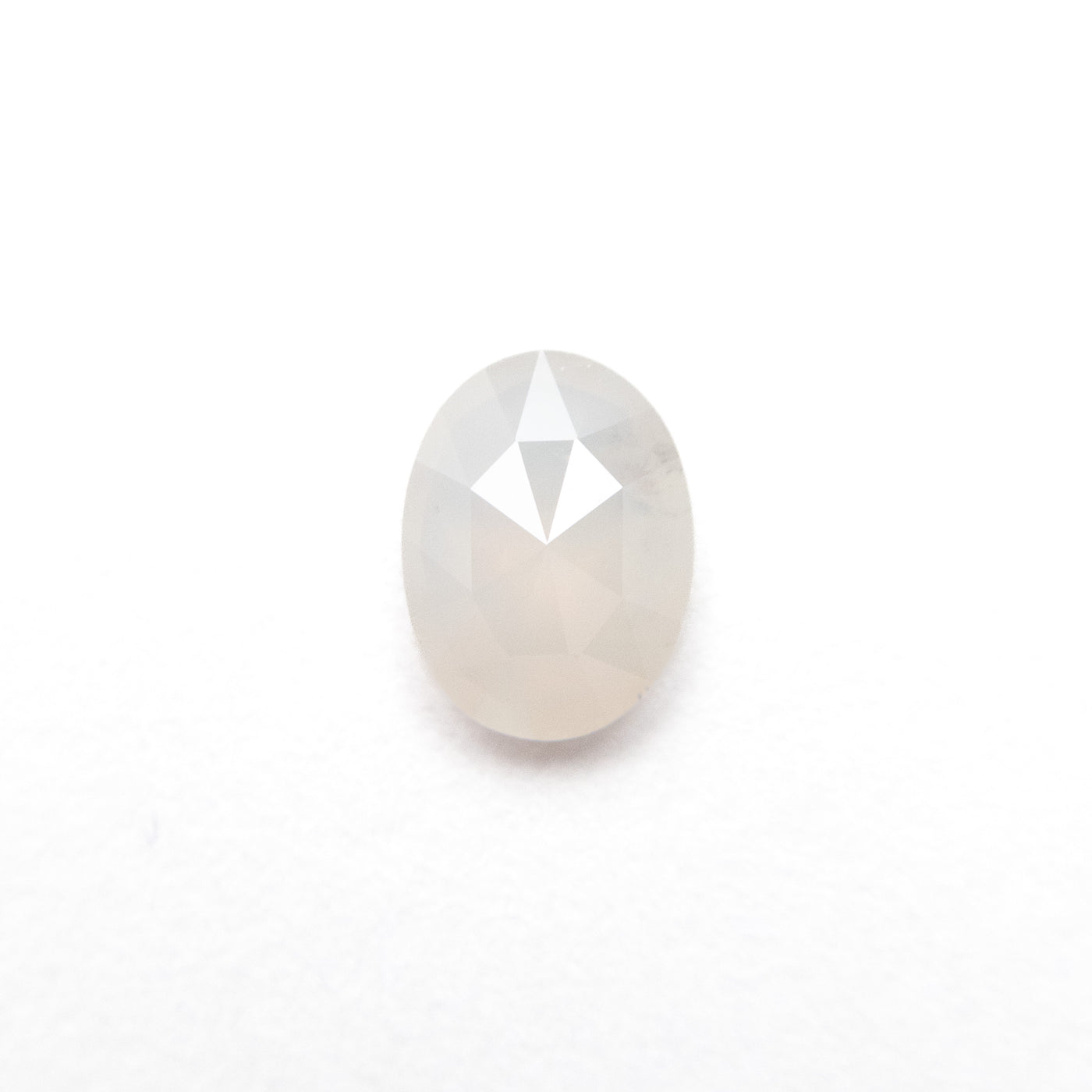 0.64ct Milky Opalescent Oval Double Cut Diamond