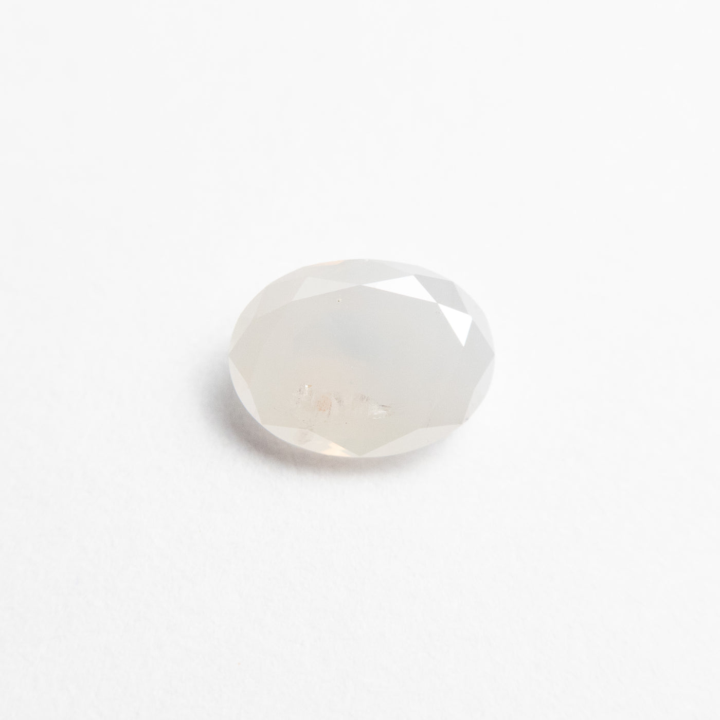 0.64ct Milky Opalescent Oval Double Cut Diamond