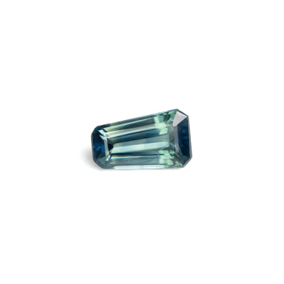 0.78ct Teal Blue Shield Cut Sapphire