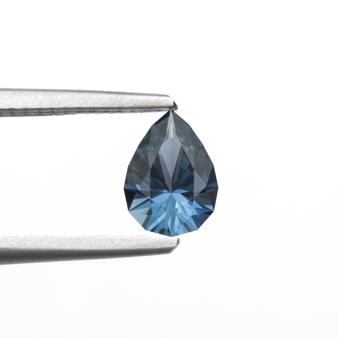 0.74ct Medium Blue Pear Cut Sapphire