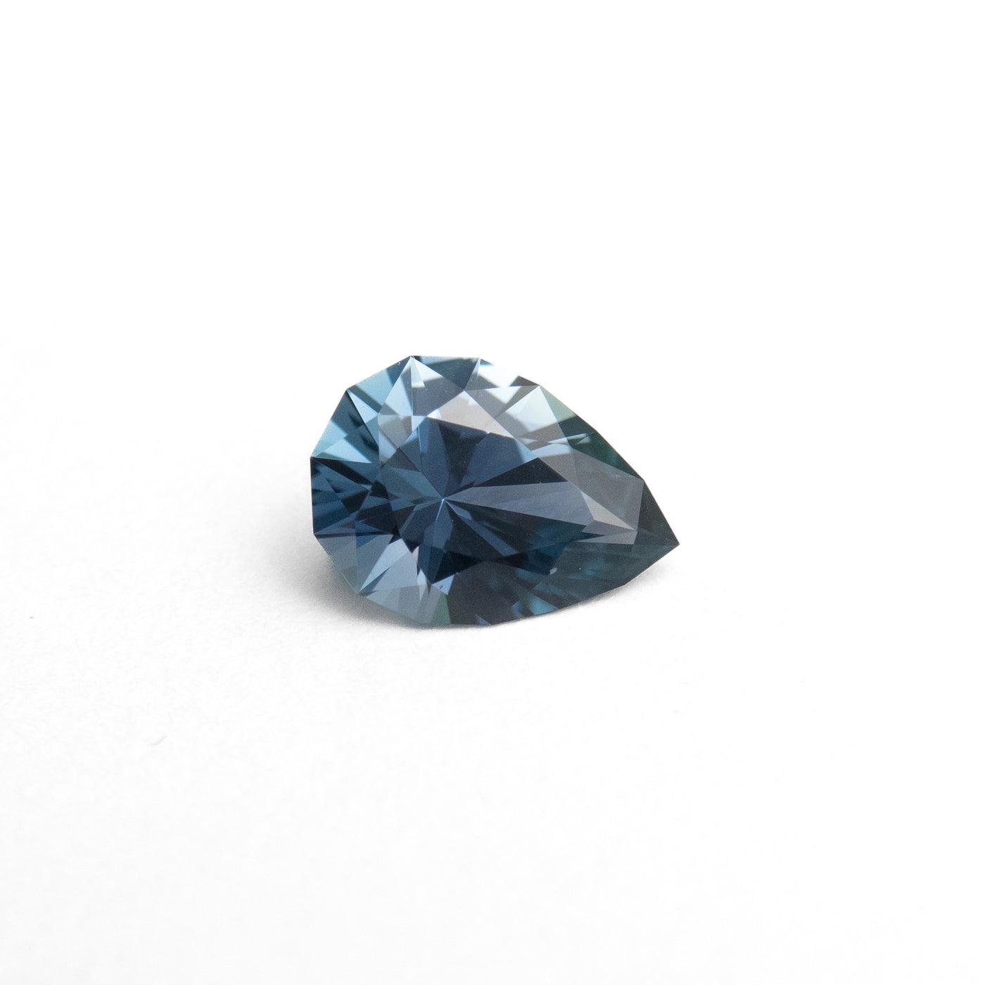 0.74ct Medium Blue Pear Cut Sapphire