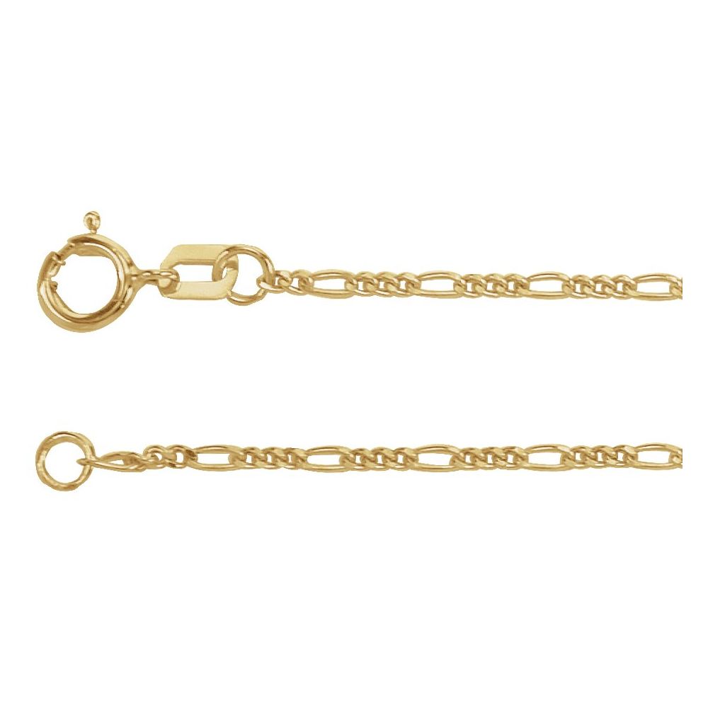 Triple Link Figaro Chain