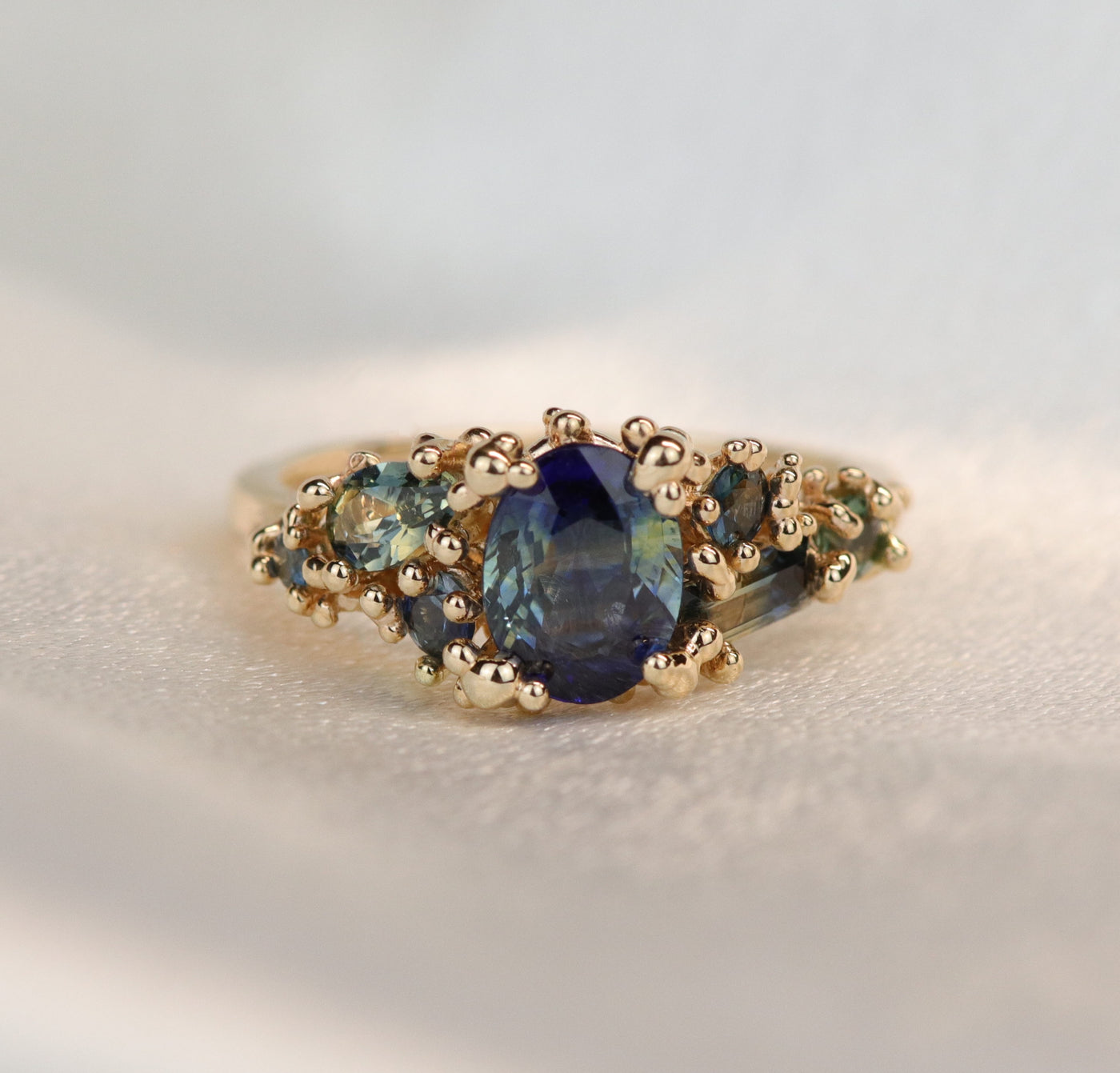Baleal Parti Sapphire Cluster Ring