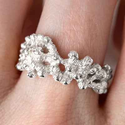 Silver Coralina Ring