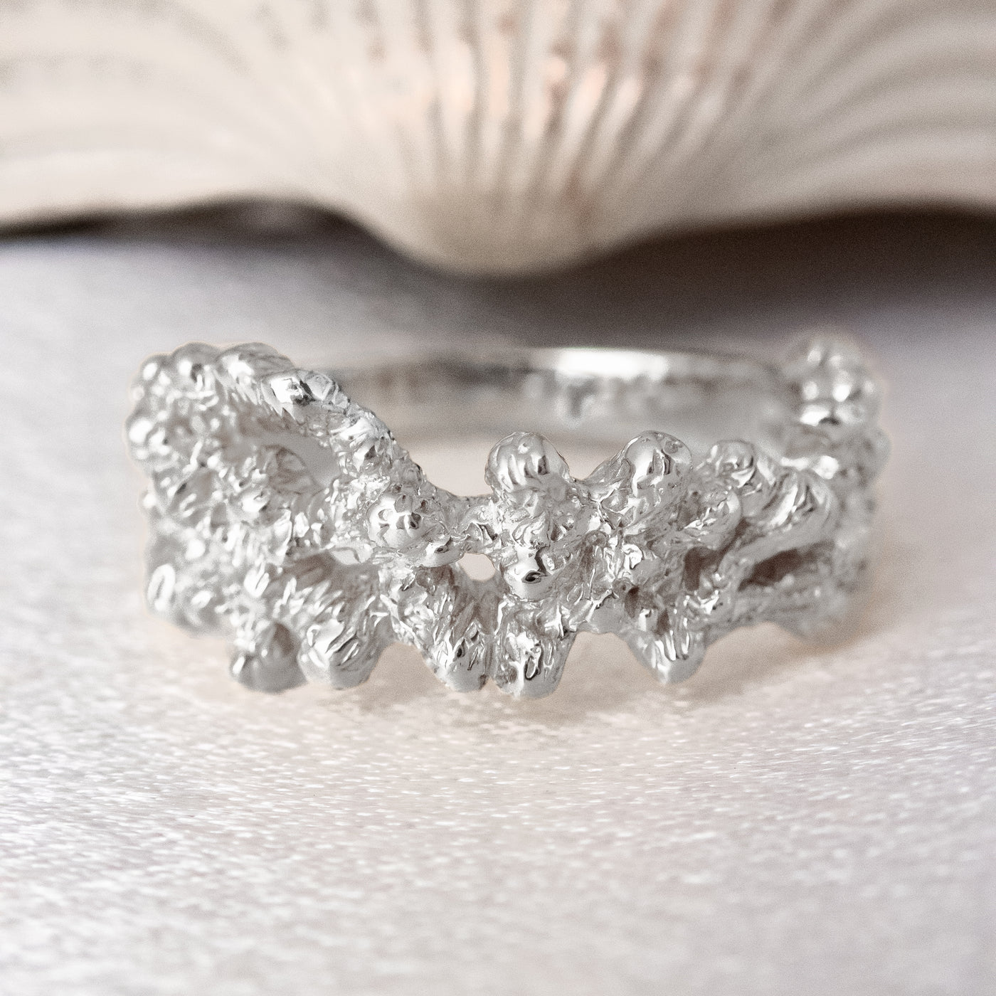 Silver Coralina Ring