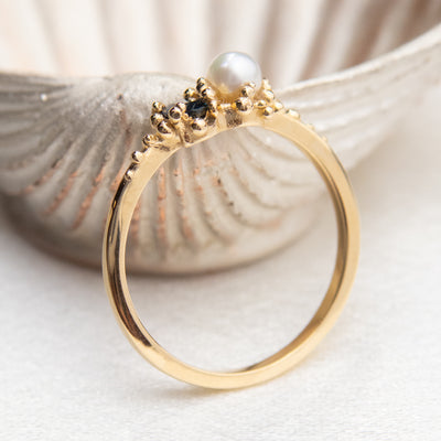 Toi et Moi Pearl Baleal Ring