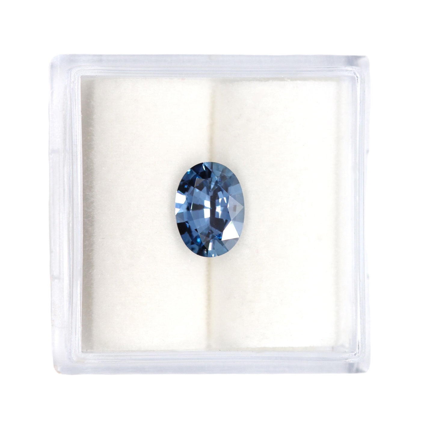 Blue Oval Cut Sapphire