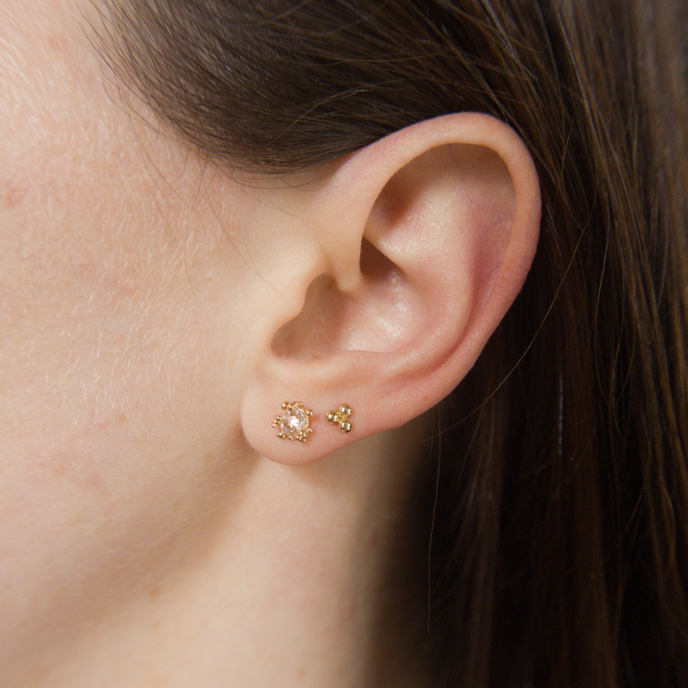 Rosecut Diamond Baleal Studs