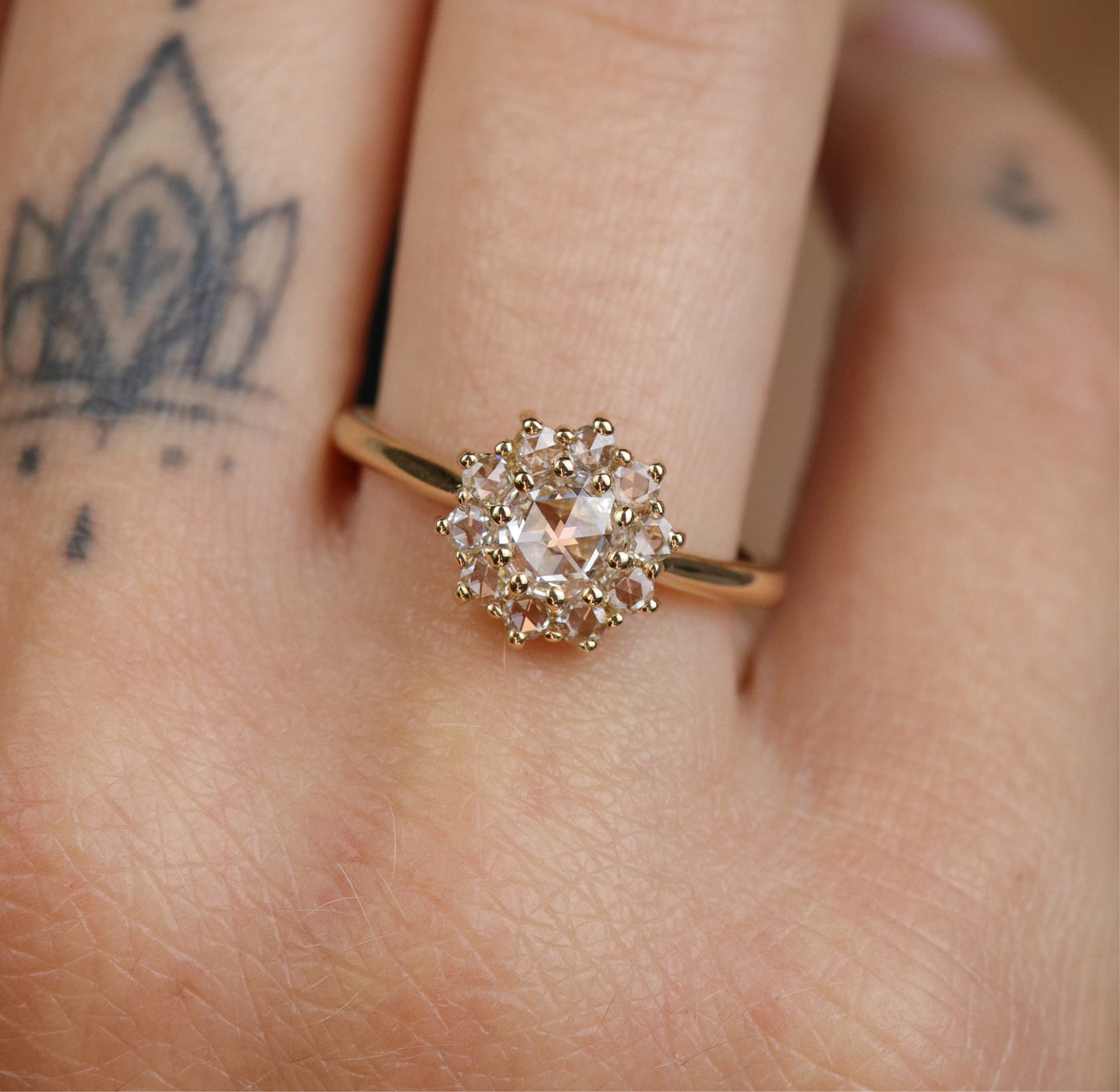 The Neves Rose Cut Diamond Ring