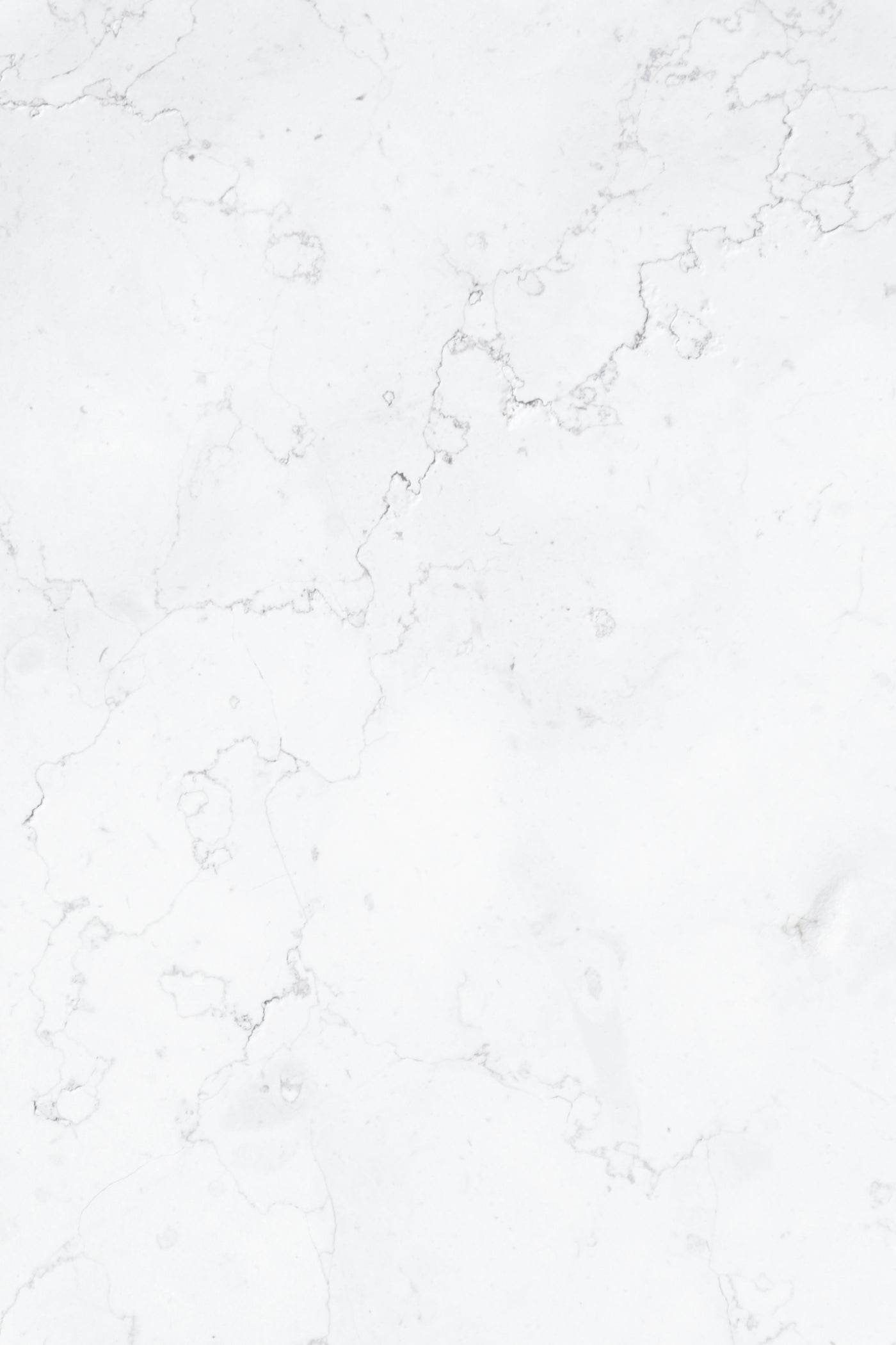 white marble with light grey marbling effect