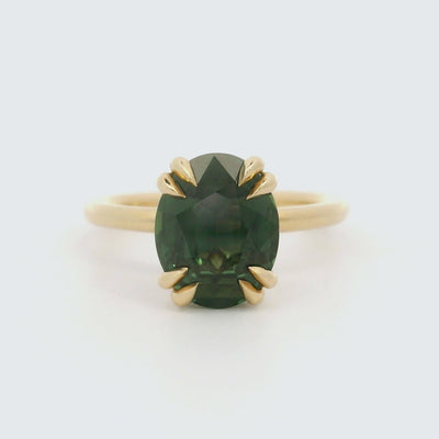 Green Sapphire Francisca Ring