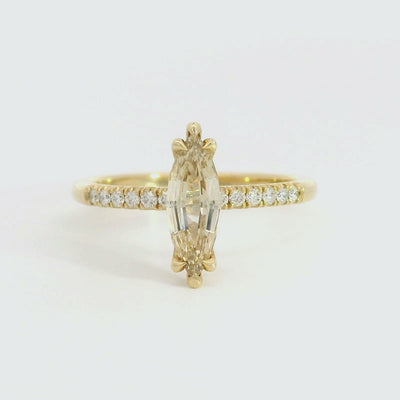 Champagne Marquise Diamond Francisca Ring