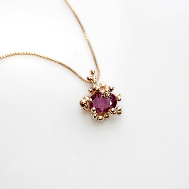 Crimson Sapphire Necklace