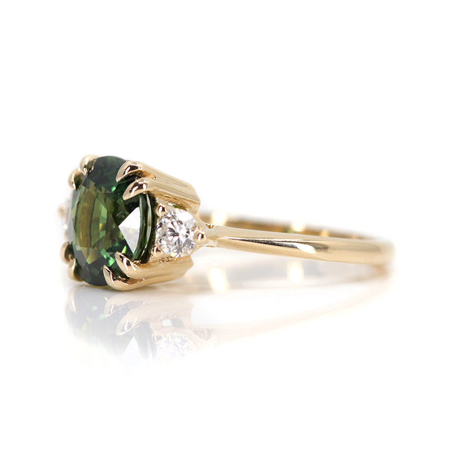 Gabriela Sapphire & Diamond Ring
