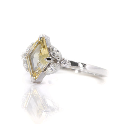 Alina Honey Sapphire & Diamond Ring