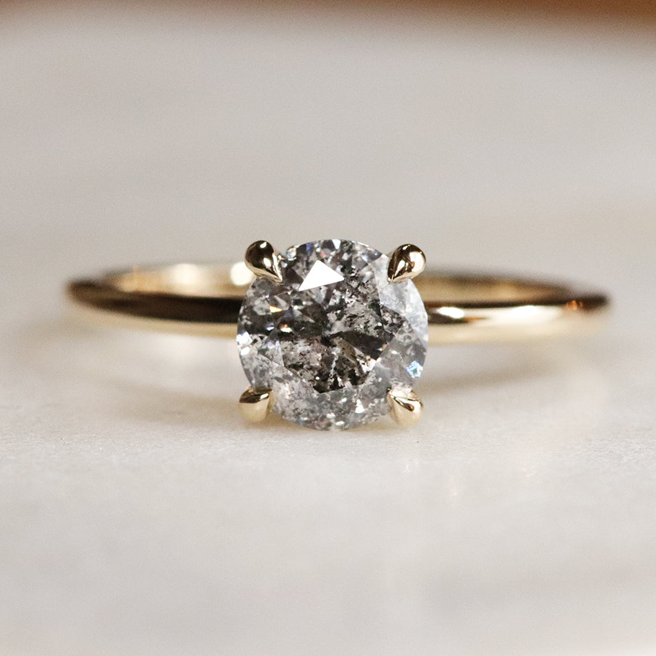 The Iria Round Diamond Ring