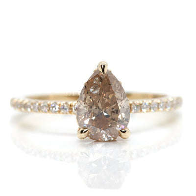 The Iria Pear Diamond Ring