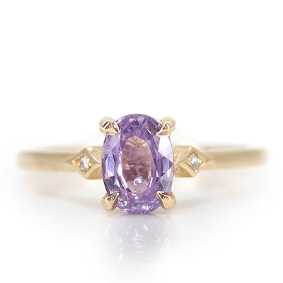 Evora Lilac Sapphire Ring