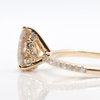 The Iria Pear Diamond Ring