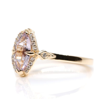 Pink Sapphire Lisbon Ring